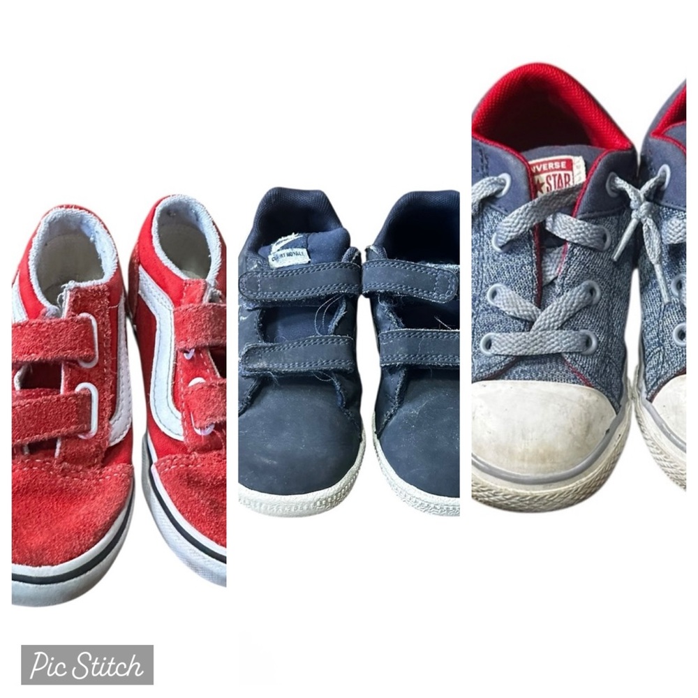 Bundle of 3 Boys sneakers size 8/8.5